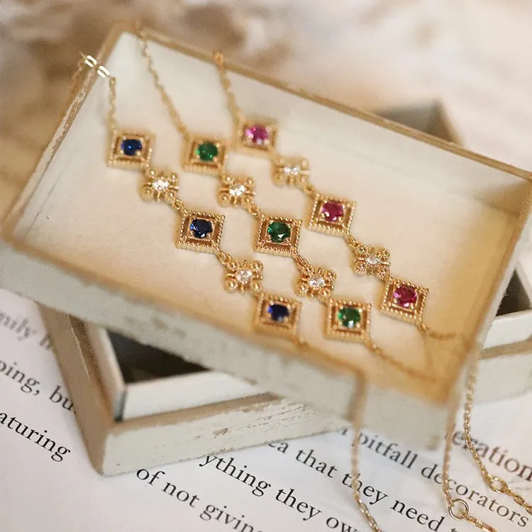 Baroque Bracelet -  Sherry (Solid Silver) - 3 Colors
