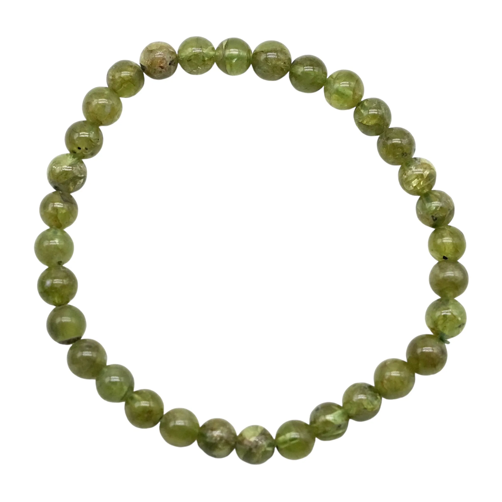Bracelet Peridot A  6 mm