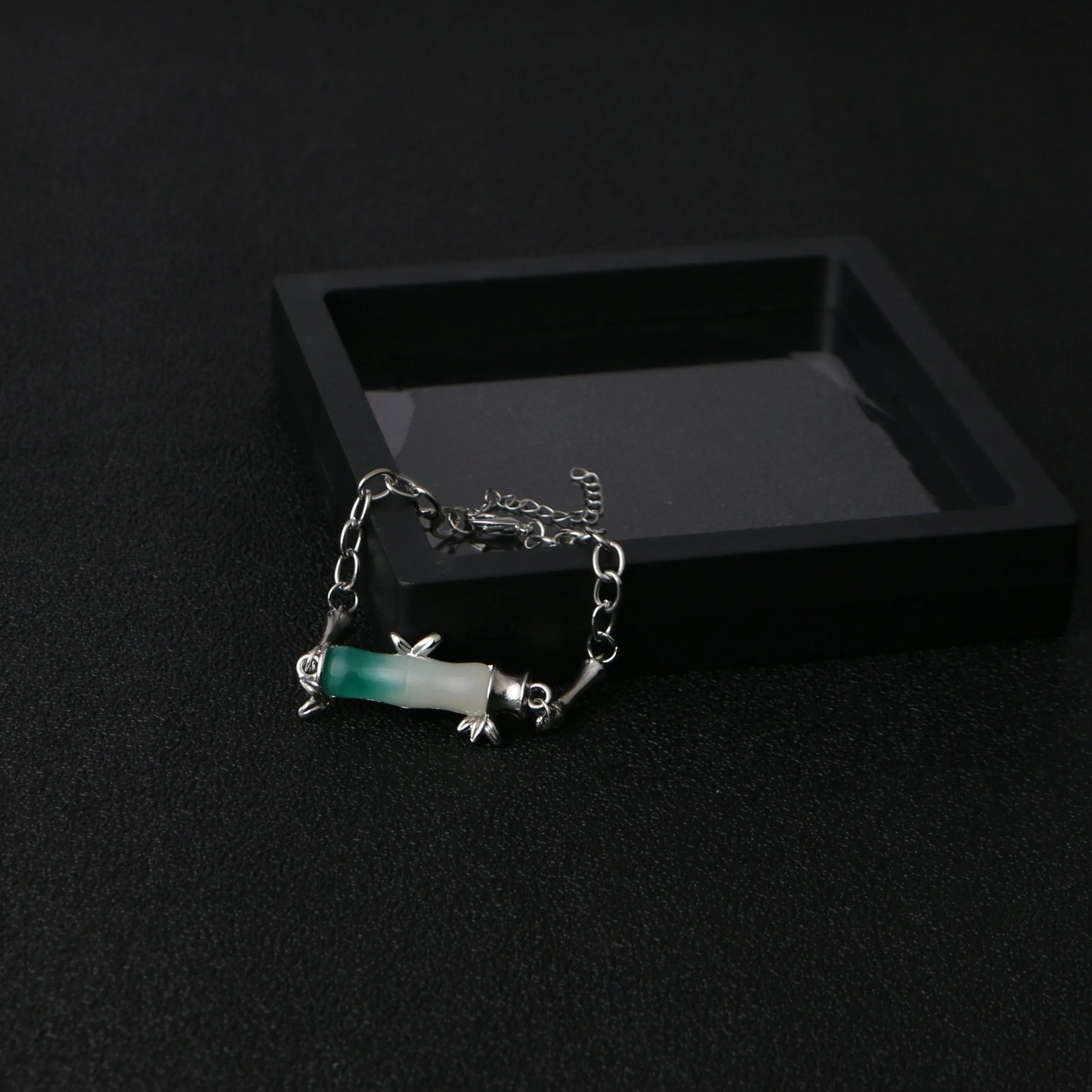 Emerald Bamboo Bracelet