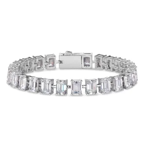 Emerald Cut 27 Carat Diamond Crystalline Bracelet by Kathy Hilton