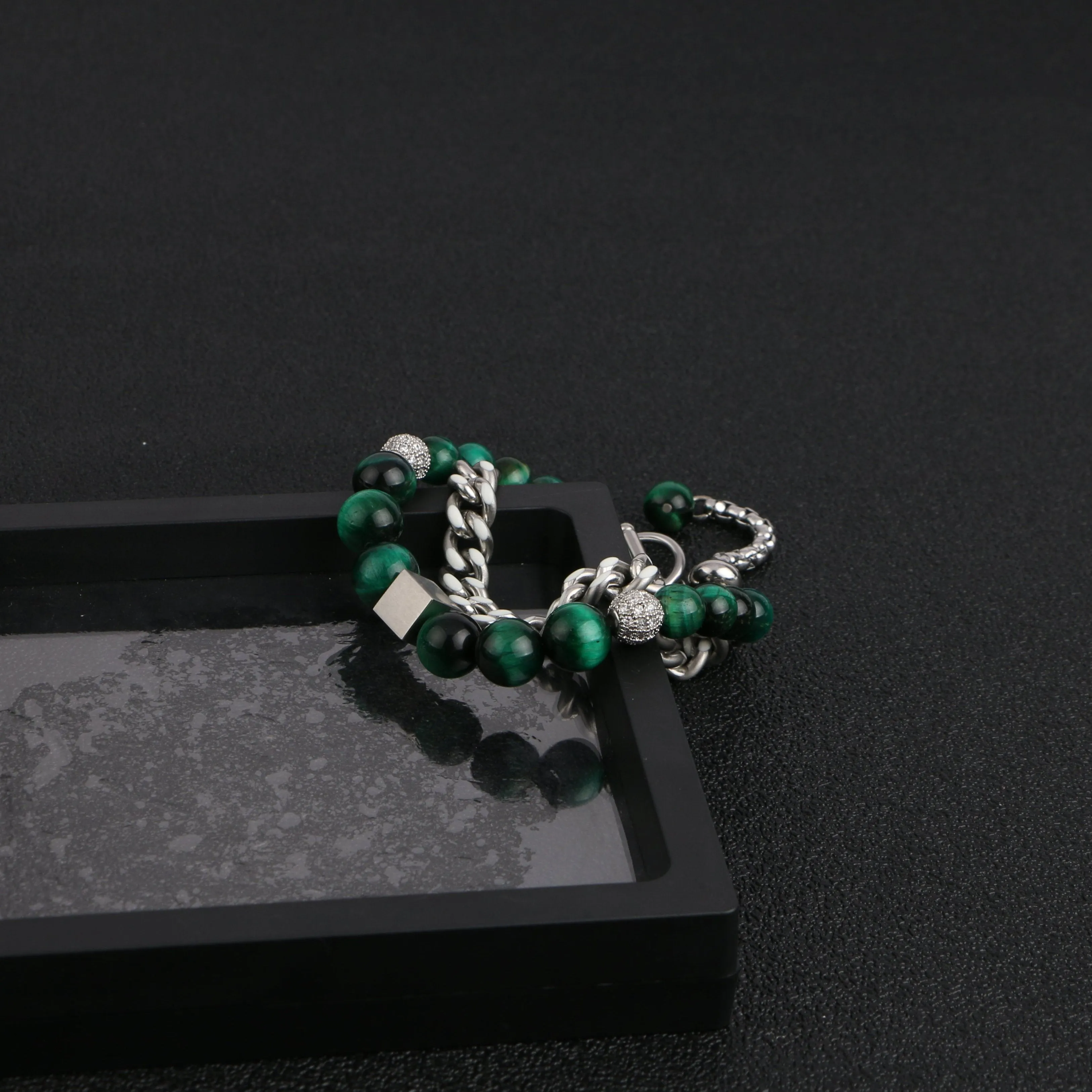 Emerald Twist Bracelet
