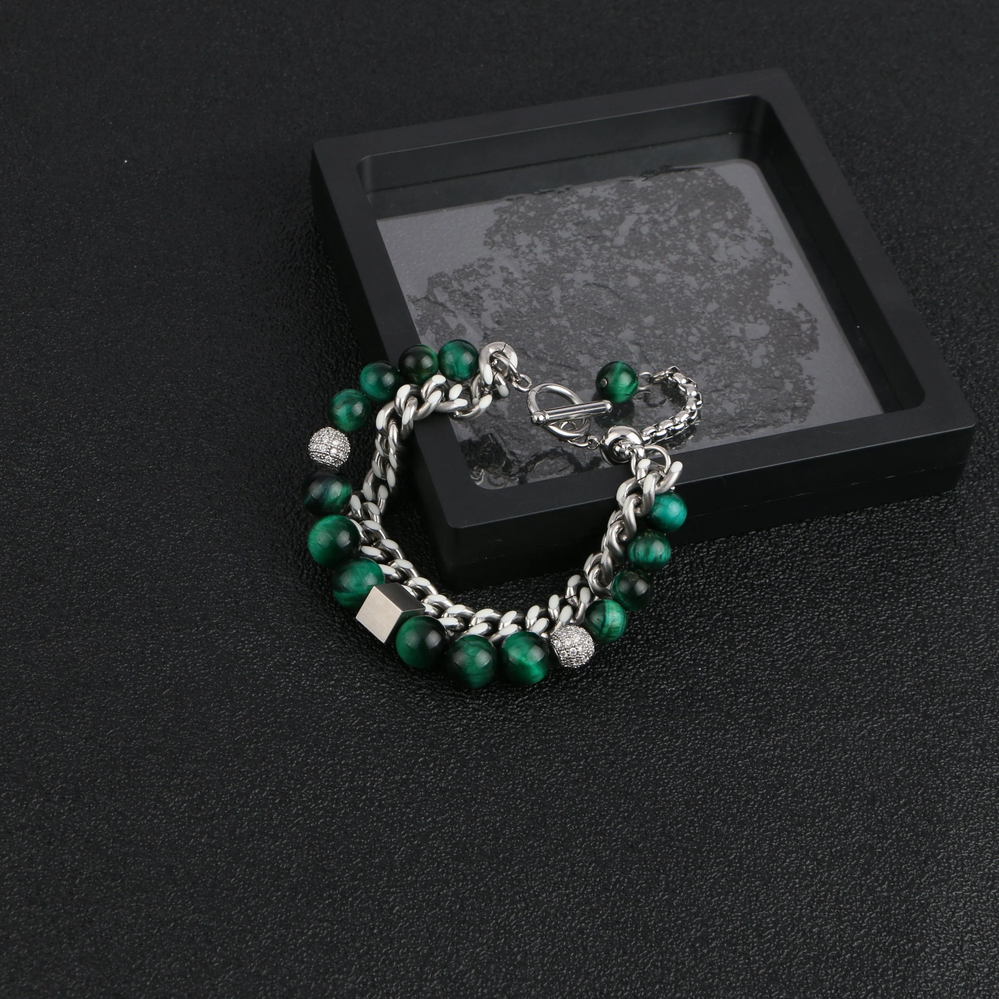 Emerald Twist Bracelet