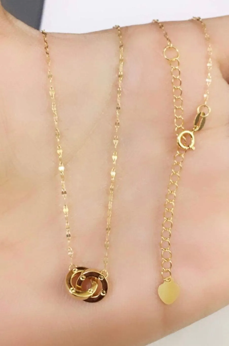 Interlocking Necklace 18K