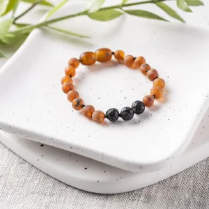 Kids | Raw Cognac Aromatherapy Bracelet