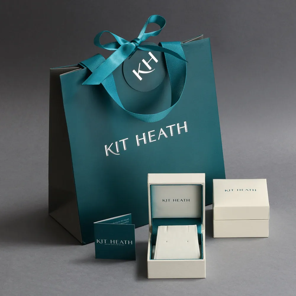 Kit Heath Revival Eclipse Lux CZ Mini Semi Hoop Earrings