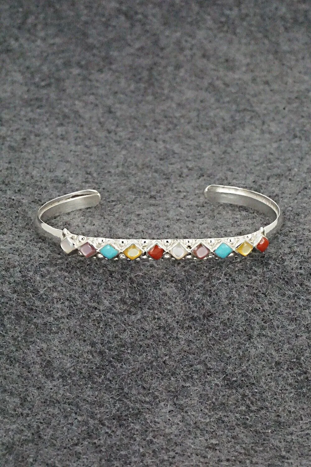 Multi-Stone & Sterling Silver Bracelet - Bonnie Quam