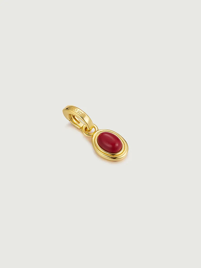 Red Coral Charm