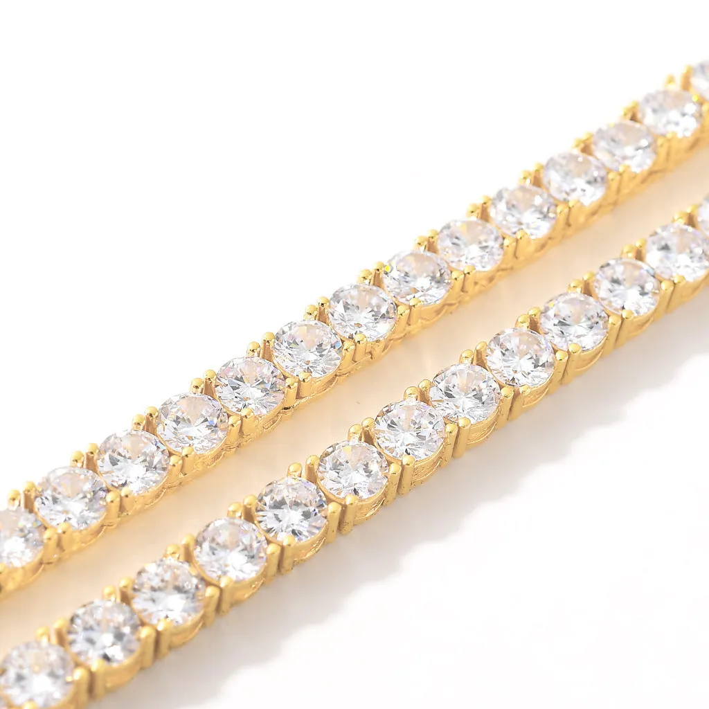 The Ice Age II® -  4mm Gold Tennis Bracelet